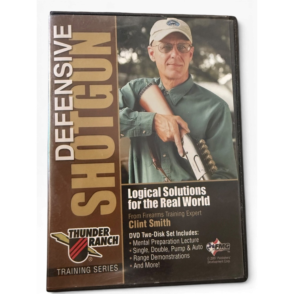Thunder Ranch Defensive Shotgun DVD Training Series Clint Smith 2-Disk Set 2007